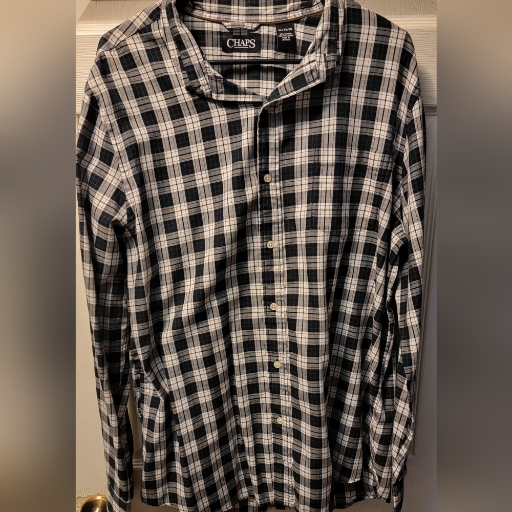 Chaps Long Sleeve Flannel Shirt XL
